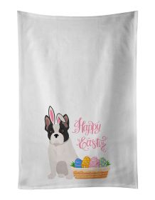 NEW Black and White French Bulldog Easter Kitchen Towel Set of 2 White Dish Towels Decorative Bathroom Hand towel for Hand, Face, Hair, Yoga, Tea